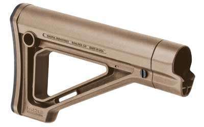 Grips Pads Stocks Magpul Industries MOE Fixed Carbine Stock MAGPUL MOE FIXED STK MIL-SPEC FDE